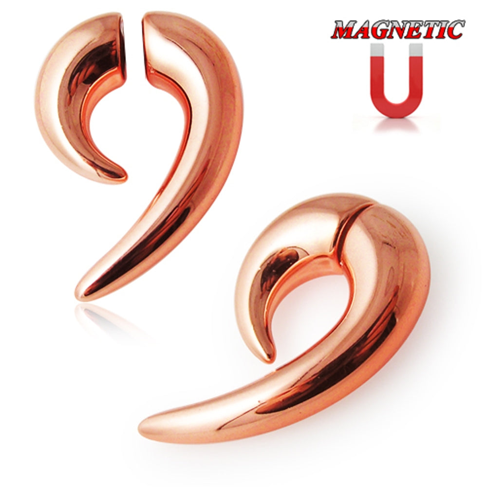 Magnetic Spiral Tribal Small Tail Ear Plug