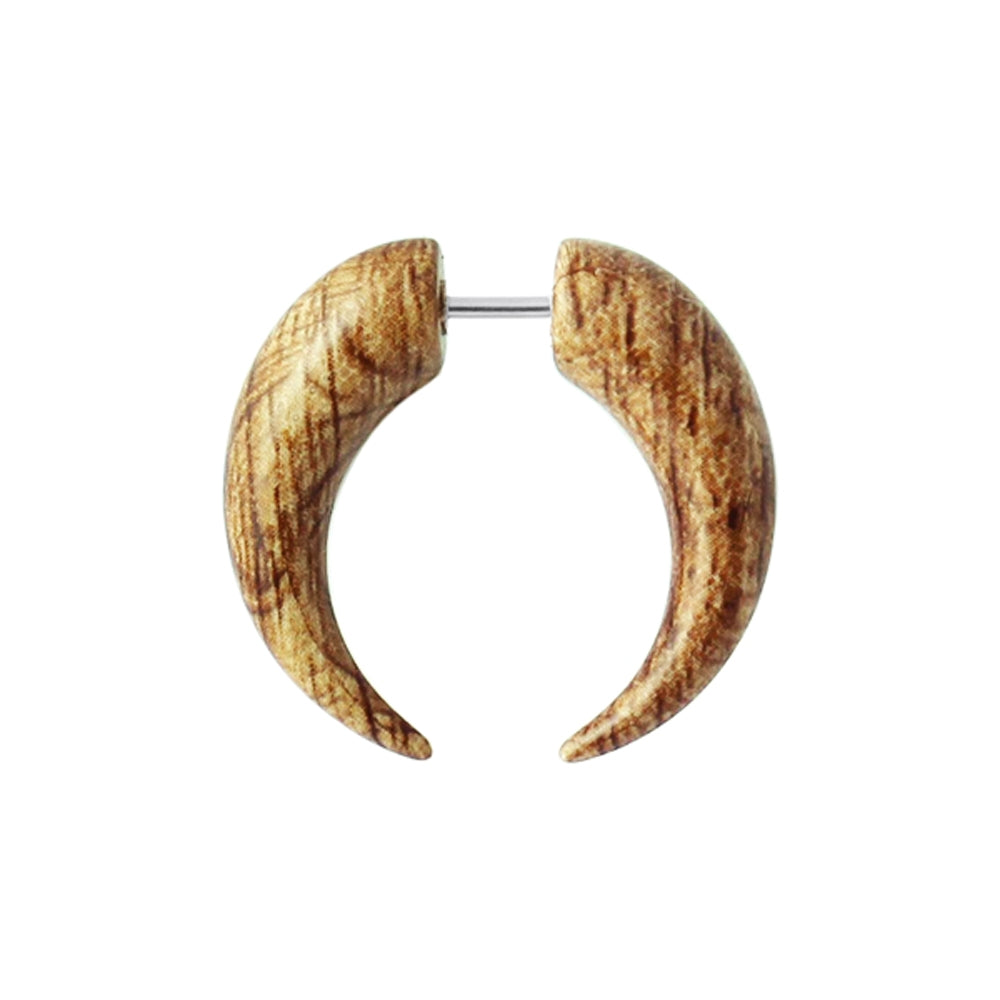 Wooden Marble CBB Fake Ear Plug